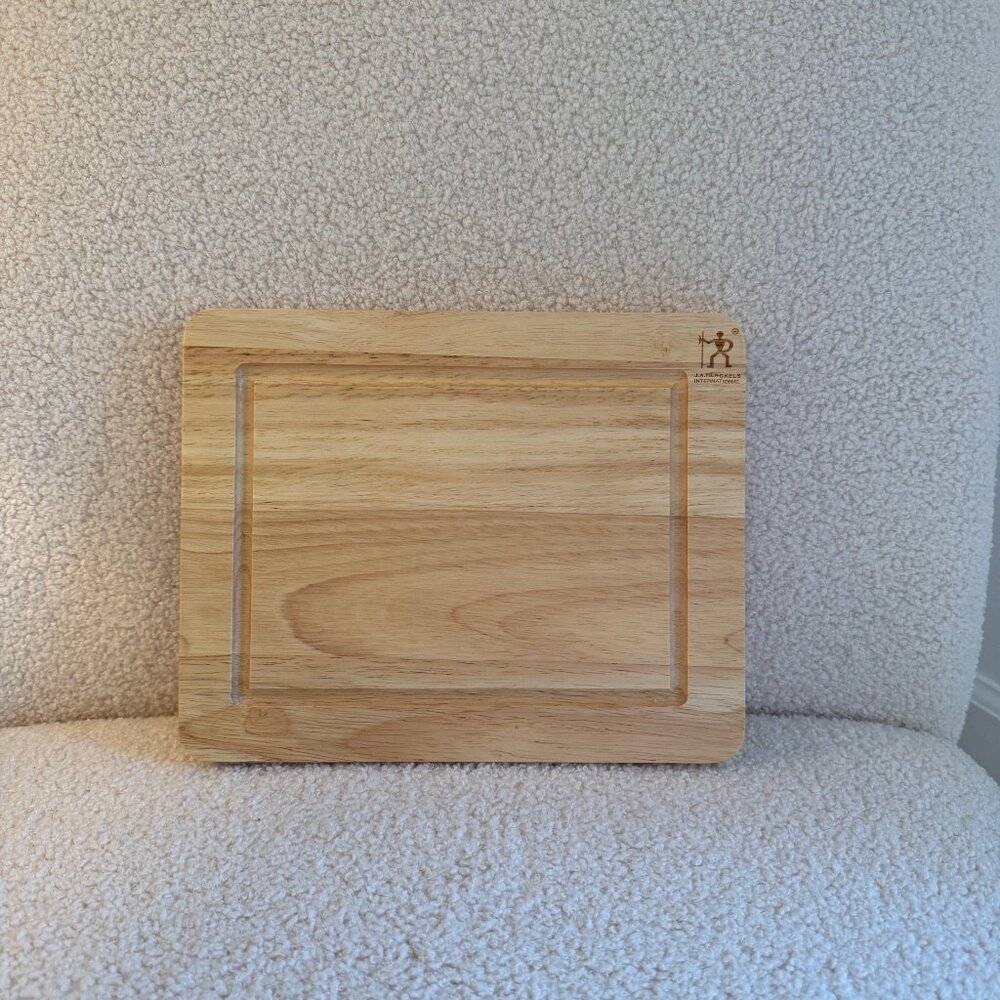 NWOT! J.A. Henckles International 10" x 8" Wooden Cutting Board